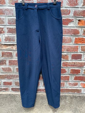 Pantalon bleu marine élégant