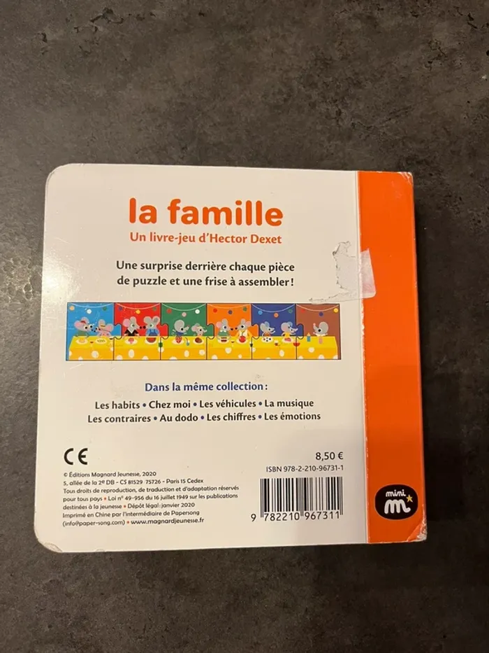 Livre puzzle « La famille » - photo numéro 2