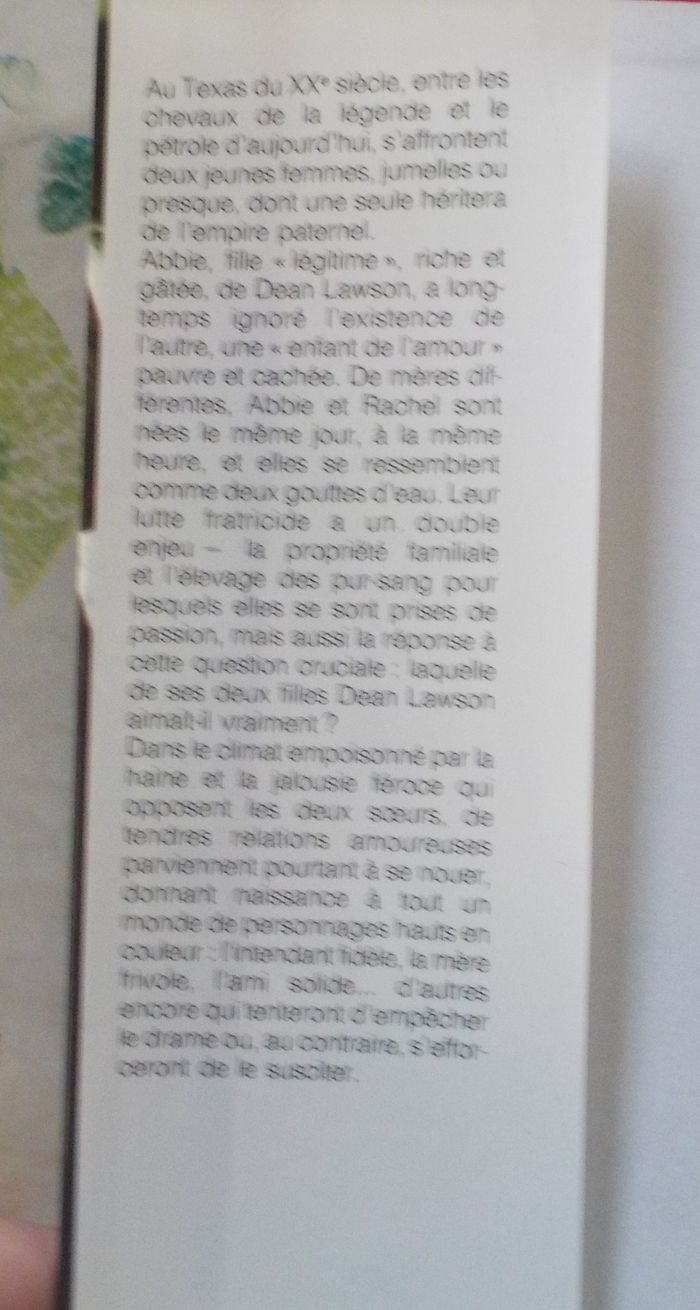 L'HERITIERE de Janet DAILEY Ed. France Loisirs - photo numéro 2