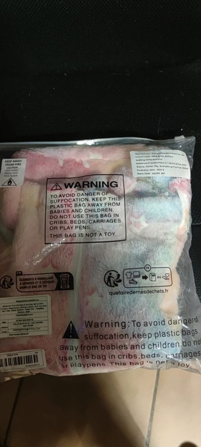 Gilet veste sans manches motif licorne fille neuf 8/10 - photo numéro 4