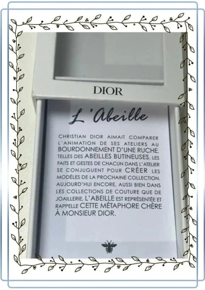Support de telephone avec collage Dior, neuf , argenté - photo numéro 5