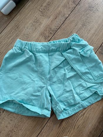 Short bleu 6 ans