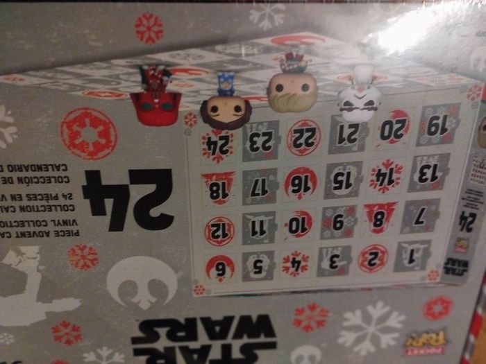 Calendrier avent Star Wars funko pop pocket neuf - photo numéro 3
