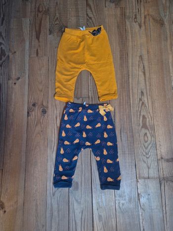 Lot de 2 pantalons sarouel bebe fille