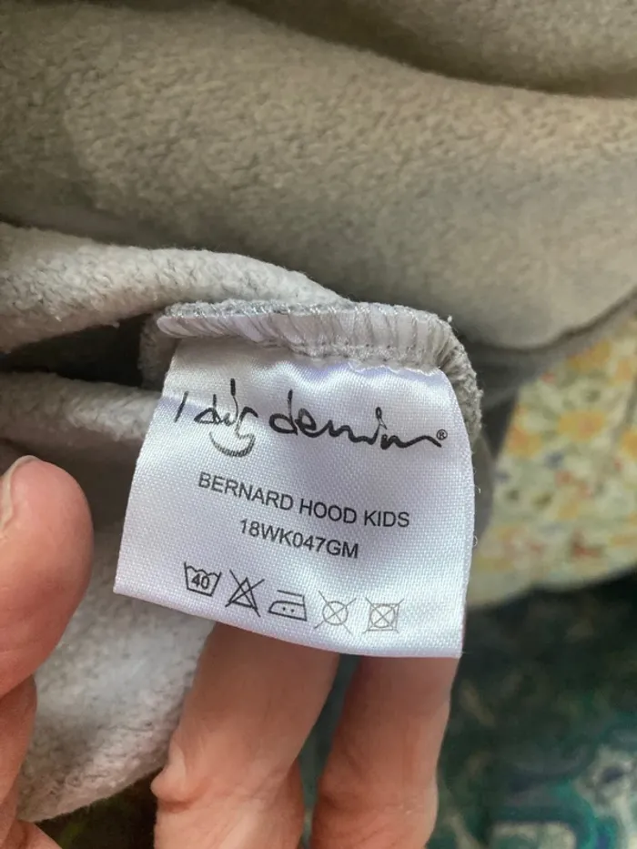 I dig Denim sweat gris à capuche 134-140 cm - photo numéro 12