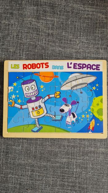 Puzzle robot de l'espace