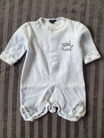 1 mois pyjama grenouillère chaud hiver Kiabi