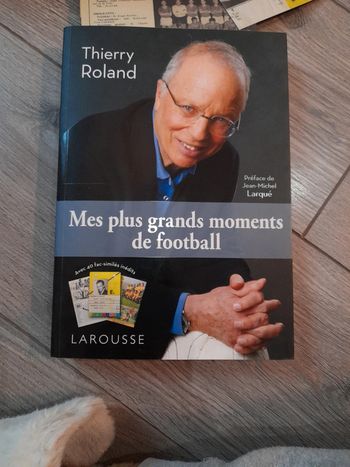 Livre mes plus grands moments football thierry roland