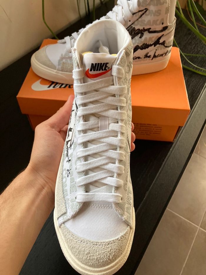 Baskets Basses Femme Nike Blazer Mid Comme des Garçons x Naomi Osaka - Taille 39 - photo numéro 2