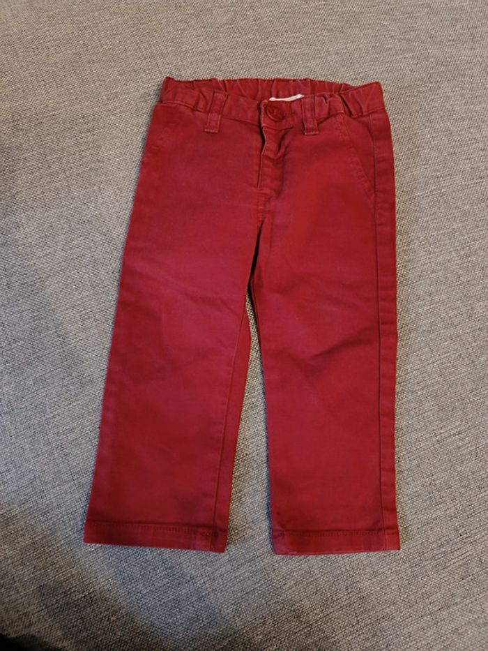Pantalon play up rouge mixte