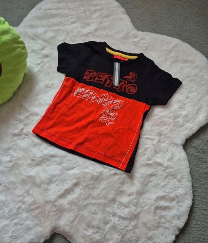 T-shirt manches courtes 4 ans garçon Tissaia Neuf avec étiquette - photo numéro 2