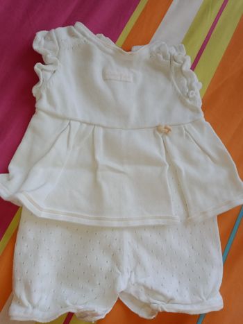 Combi short robe 1 mois Lulu et tralala