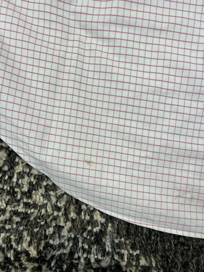 Chemise Ralph Lauren à carreaux rose et blanc taille L style old money - photo numéro 11