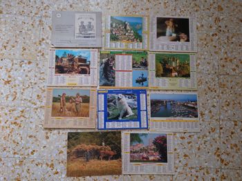 Lot de 11 almanachs des P.T.T. (79 / 04)