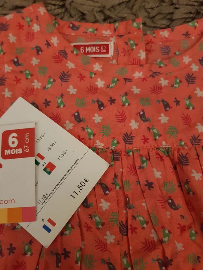 Blouse neuve 6 mois DPAM - photo numéro 2