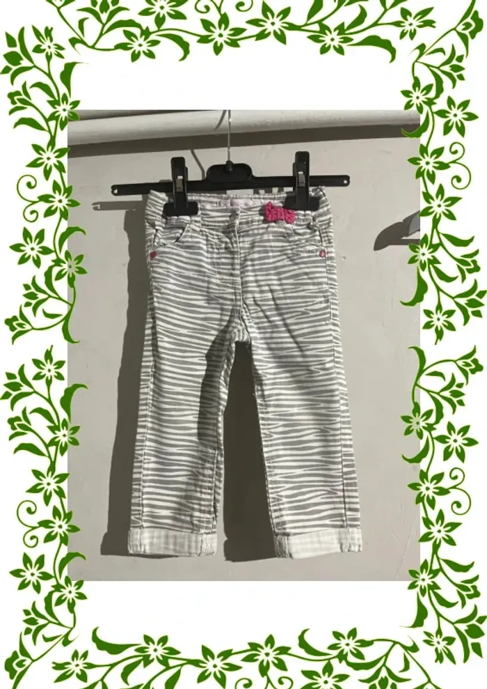 Pantalon zebré 18 mois