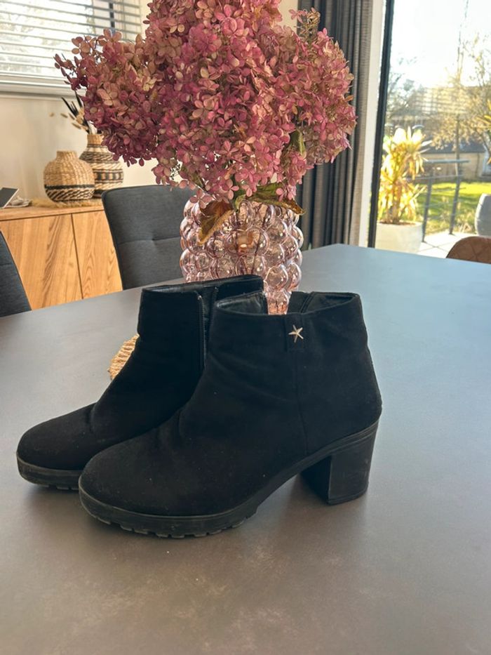 Bottines en daim