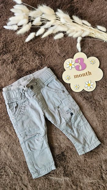 pantalon  élastique 3 mois lulu castagnette  garçon