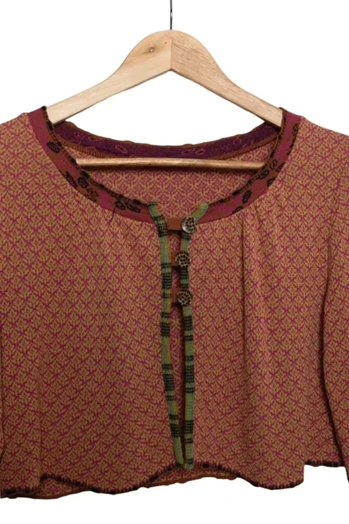 Gilet court Catherine André – Taille S - photo numéro 4