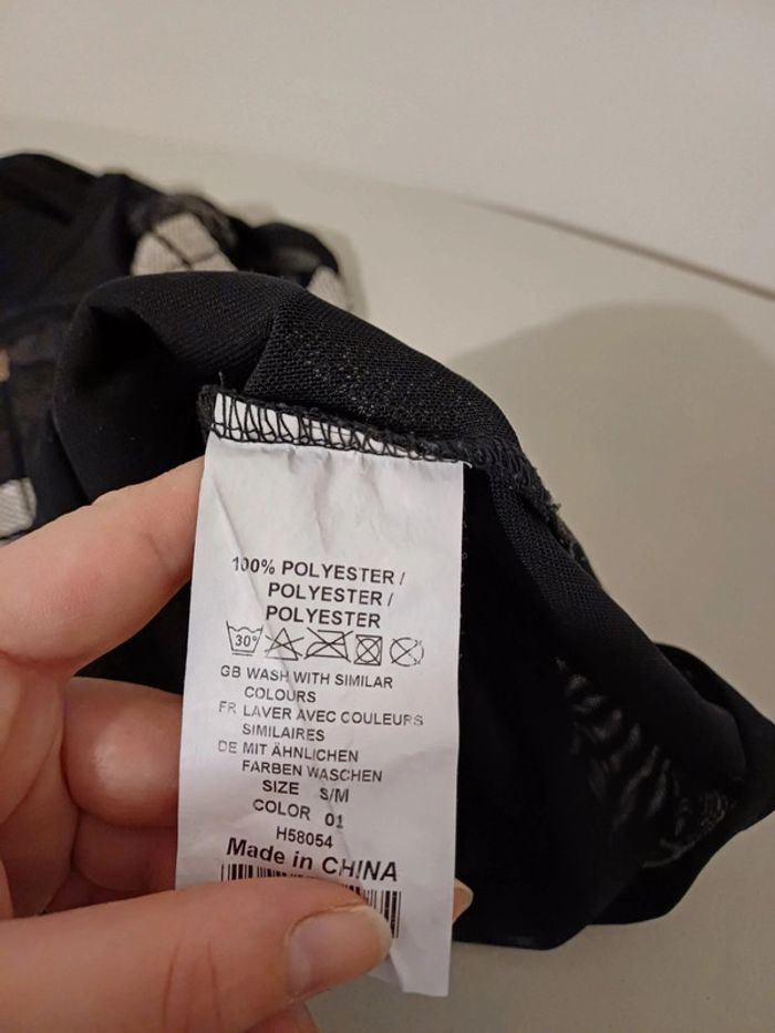 Débardeur transparent en sequins et resille Tout Feu Tout Femme taille S 36 - photo numéro 8