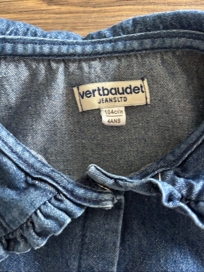 Robe en jean vertbaudet 4 ans - photo numéro 3