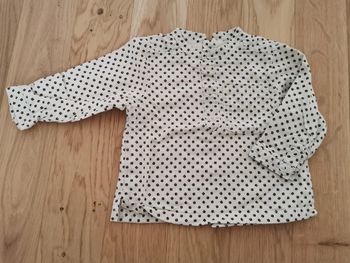 Blouse col tunisien a motif 9 mois