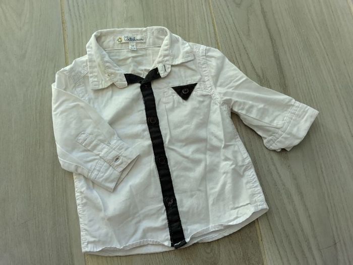 Chemise blanche et noire 3M