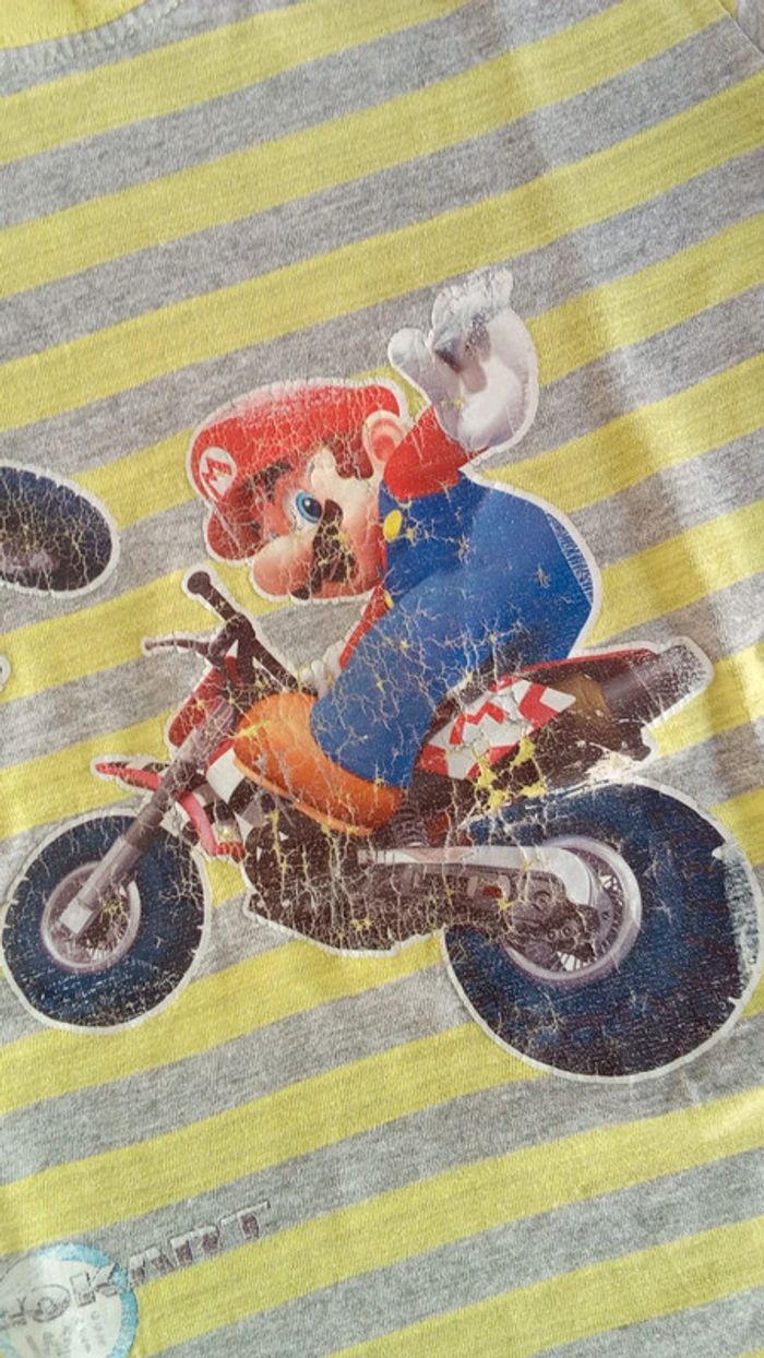 T-shirt Mario kart 10 ans - photo numéro 4