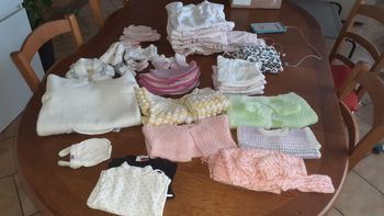 Ensemble vêtements fille  1 mois 