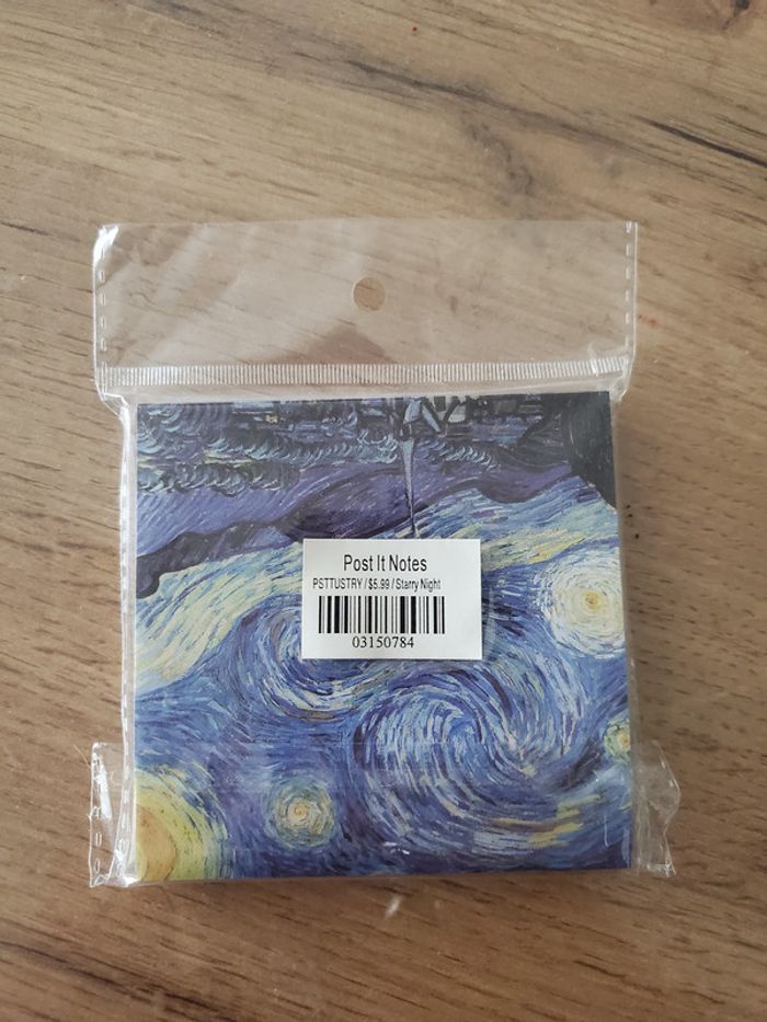 Post-it La nuit étoilée de Van Gogh neufs