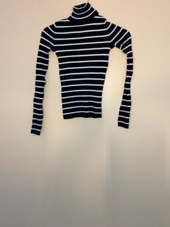 tee shirt manche longue col roulé