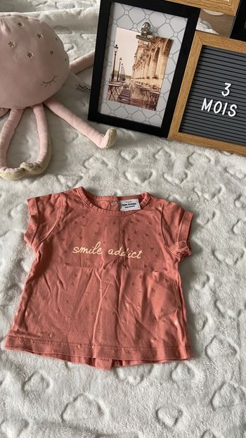TEE shirt manche courte 3 mois