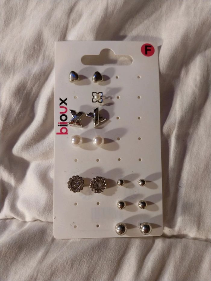 Lot boucles d'oreilles