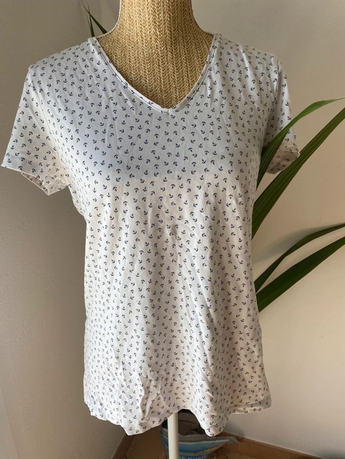 Haut manches courtes femme Marine xxxl