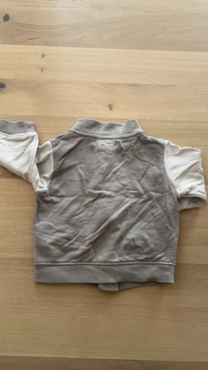 Gilet zippé 12 mois Obaibi - photo numéro 3
