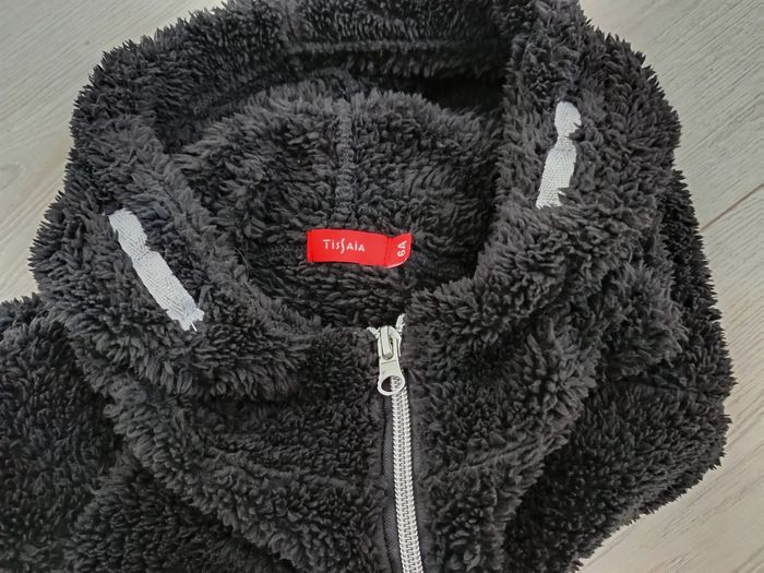 Gilet zippé polaire noir Tissaia 6 ans - photo numéro 3