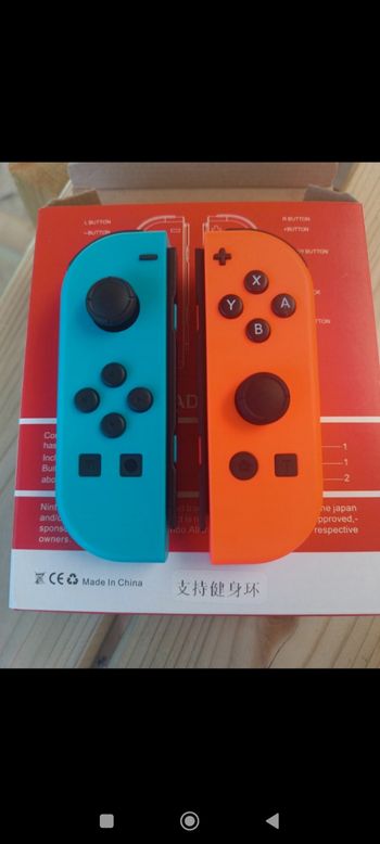 Joycon Switch Bleu rouge