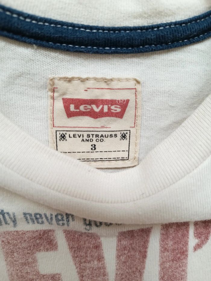 2 tee shirts mc levis obaibi 3 ans - photo numéro 5