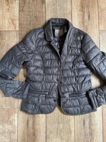 Doudoune fine grise effet veste tailleur blazer vero moda