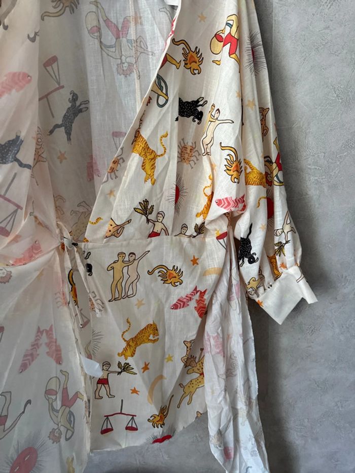 Robe courte cache cœur à motif t 38 - photo numéro 7
