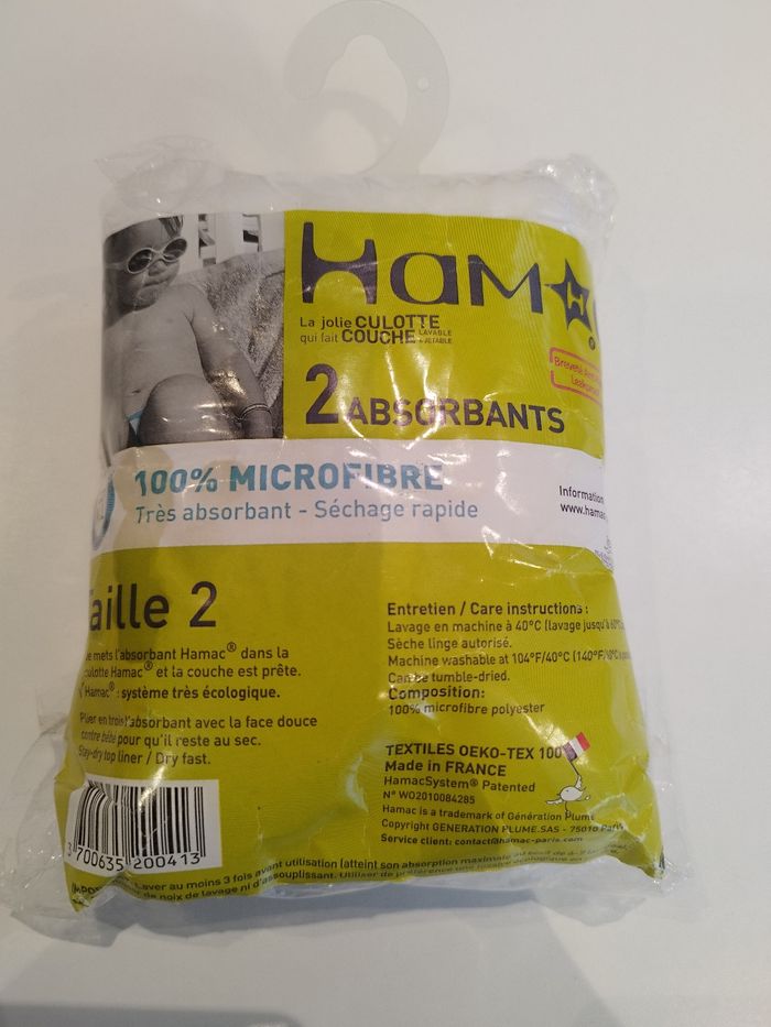 Neuf 2 inserts Hamac, taille 2