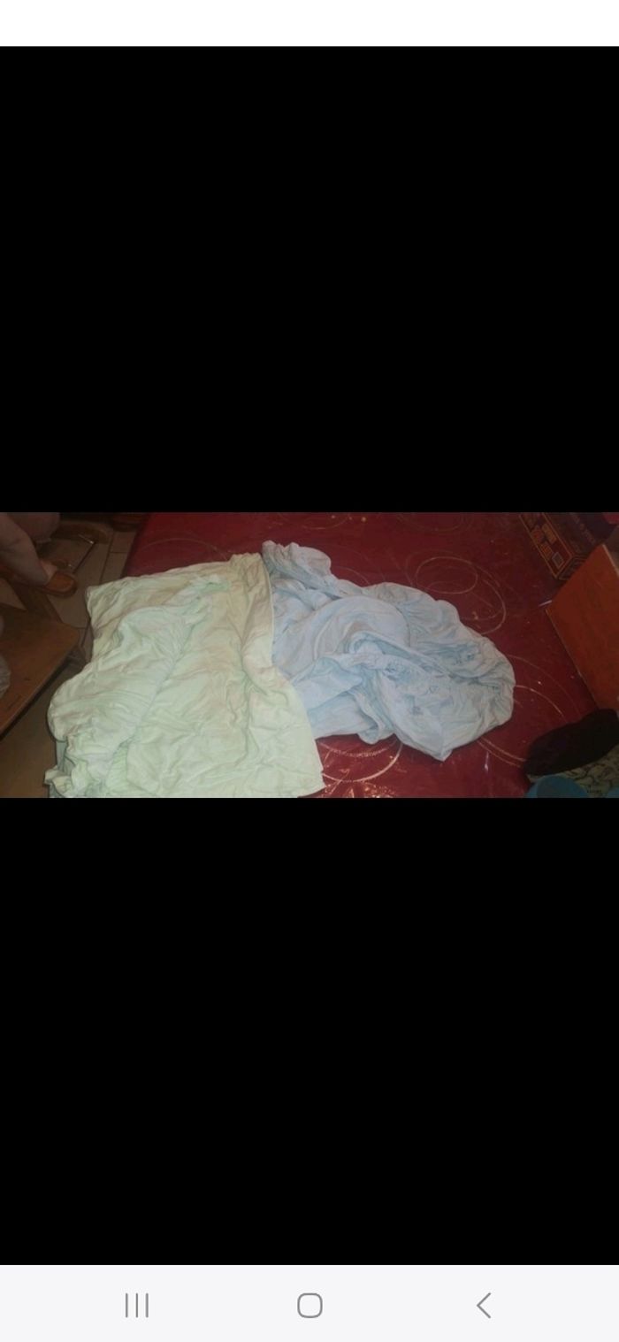 Drap housse 60 120 type hamac drap tissus cousus pour matelas - photo numéro 3