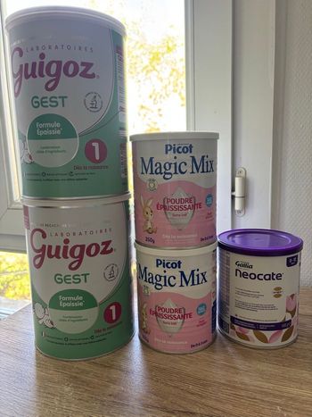 Lait Guigoz / Magic Mix et Neocate 