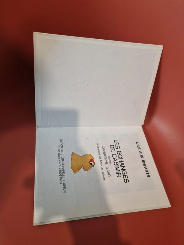 livre les échanges de casimir GP Rouge et or TF abimé - photo numéro 6