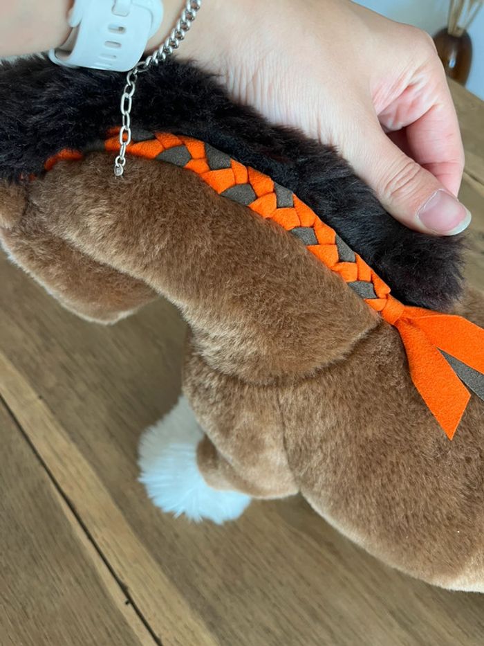 Peluche cheval Hermy petit modèle Hermes - photo numéro 3