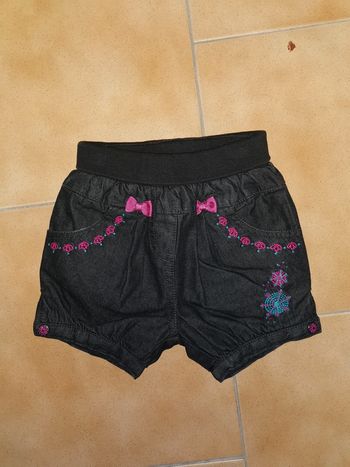 Short noir et rose 9mois
