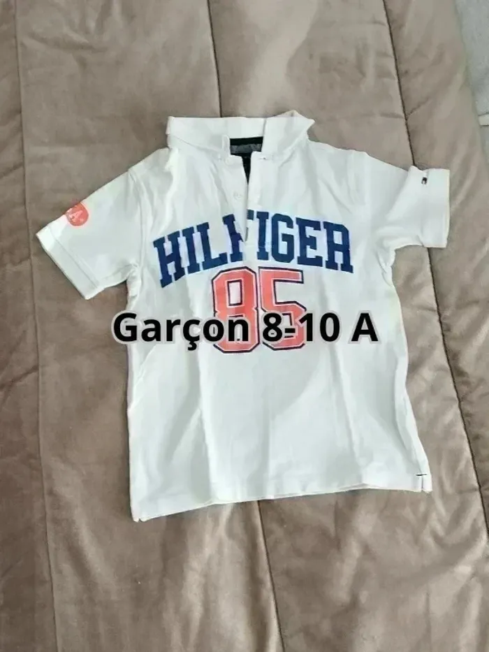 Polo Sweatshirt tomy hilfiger enfant 8 10 ans - photo numéro 8