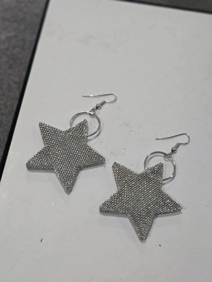 Boucles d'oreilles etoiles