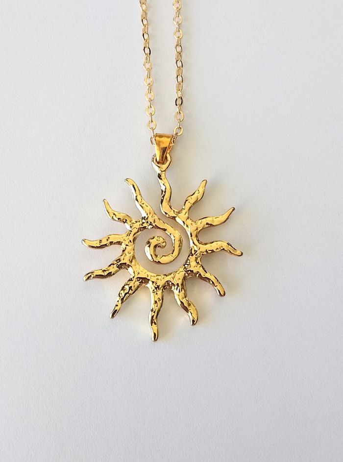 Chaîne + pendentif bohème - photo numéro 3