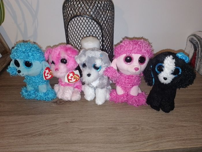 5 peluches Ty chiens 🐕